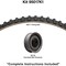 Dayco 82-93 Audi/Dodge/Plym/Porsche/Vw 1.7/1.8 Timing Belt Kit, 95017K1 95017K1 - alternate 3